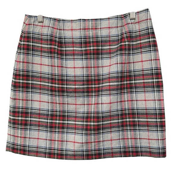 Tommy Hilfiger Plaid Mini Skirt Size 6 (Measures 26) - Picture 2 of 6